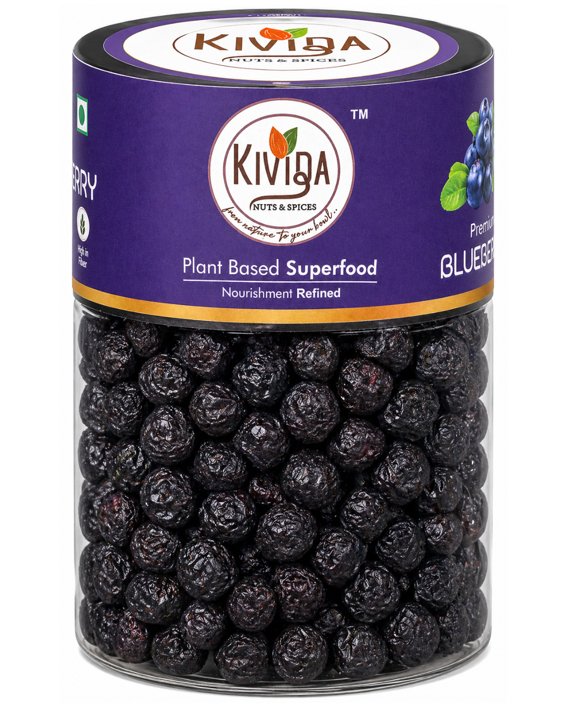 Kivida Premium Blue Berry Jar – 250g - Image 3