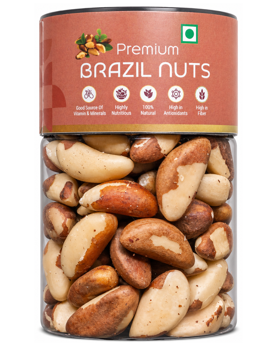 Kivida Premium Brazil Nuts Jar – 250g - Image 2