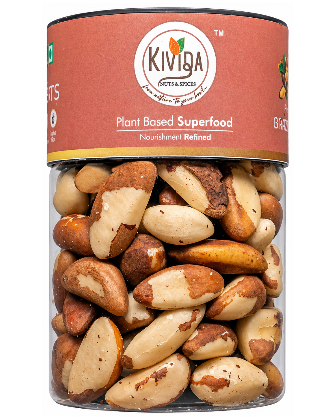 Kivida Premium Brazil Nuts Jar – 250g - Image 3