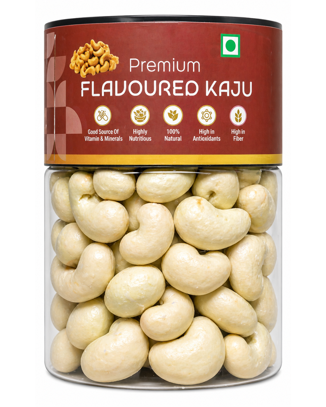 Kivida Premium Biscoff Flavour Kaju Jar – 250g - Image 2