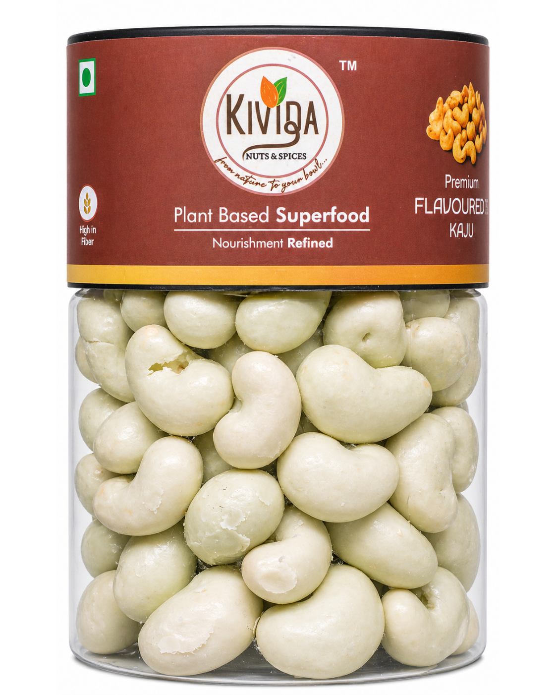 Kivida Premium Biscoff Flavour Kaju Jar – 250g - Image 3
