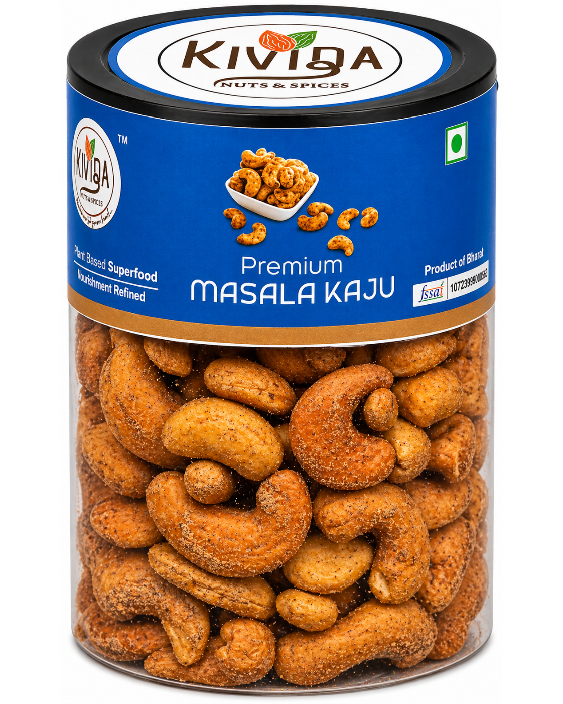 Kivida Premium Masala Kaju Jar – 250g - Image 4