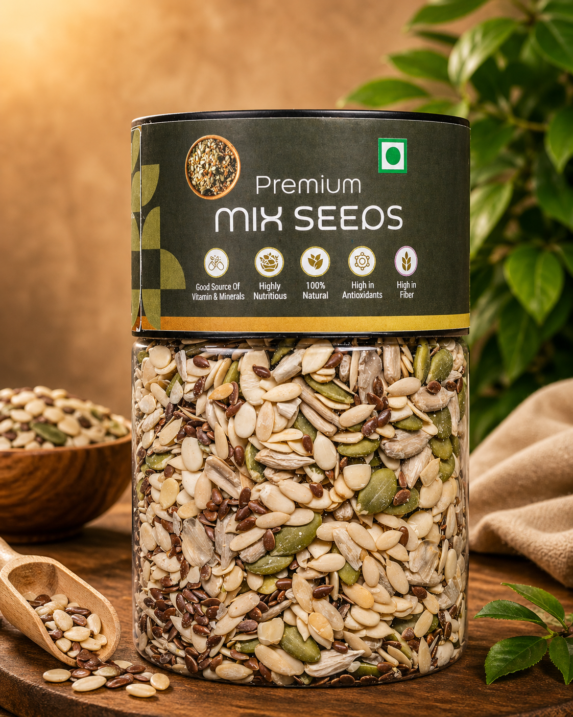 Kivida Premium Mix Seeds Jar – 250g