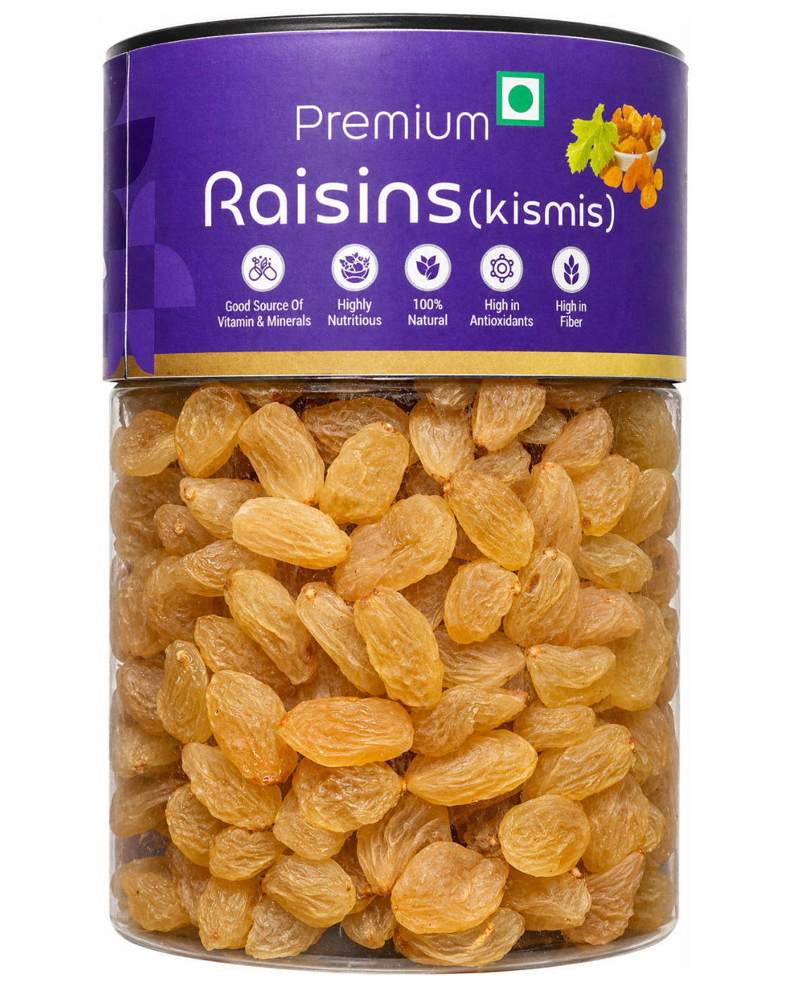 Kivida Premium Raisins (Kismis) Jar – 250g - Image 2