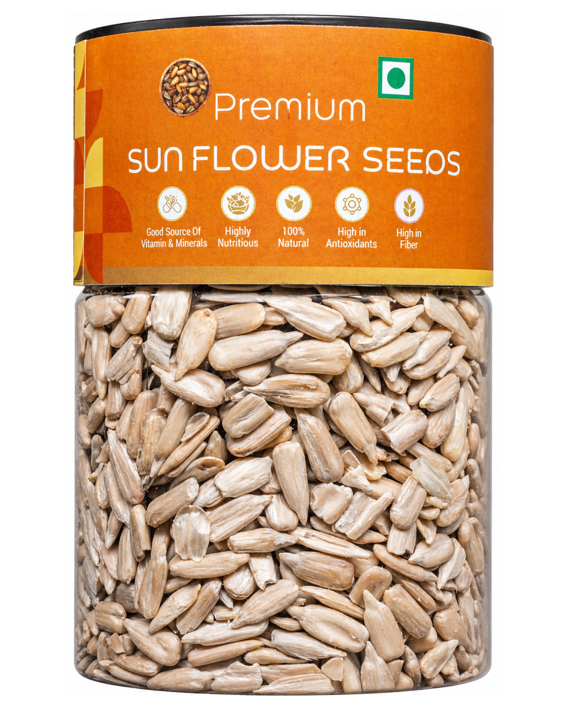 Kivida Premium Sunflower Seeds Jar – 250g - Image 2