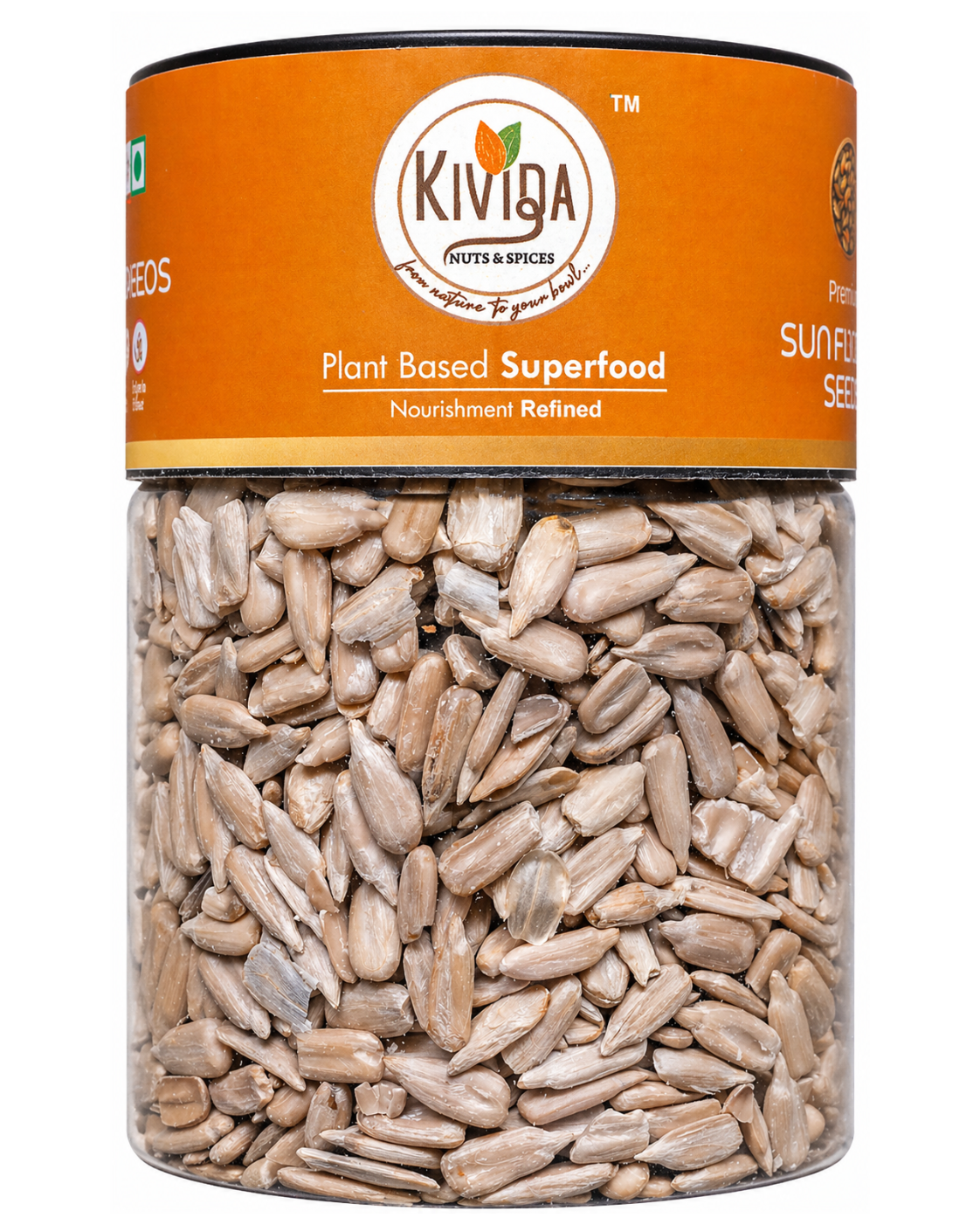 Kivida Premium Sunflower Seeds Jar – 250g - Image 3